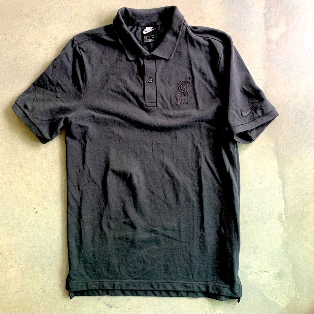 LFC Liverpool FC Nike Mens Black Polo